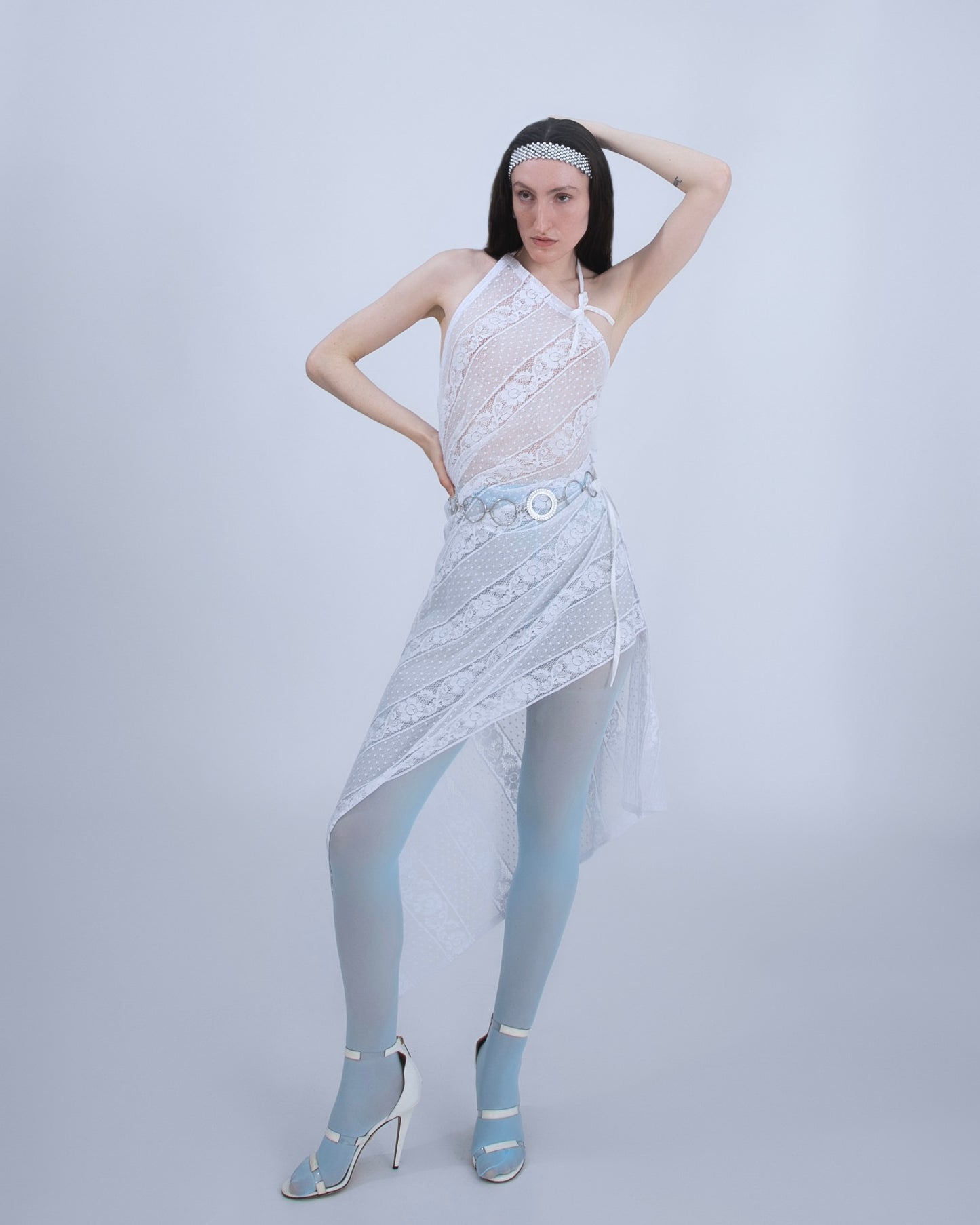 w: lace dress