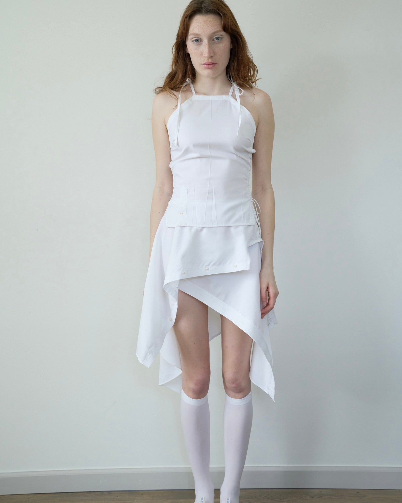 midi asymmetric skirt