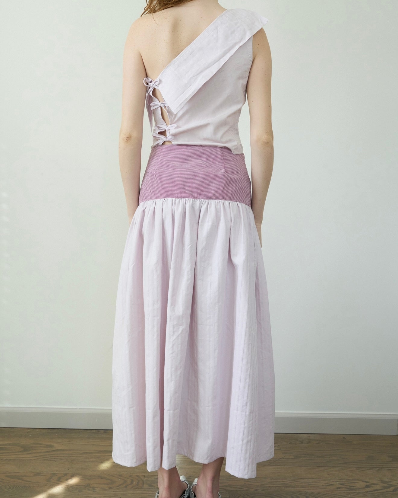 high waist maxi skirt