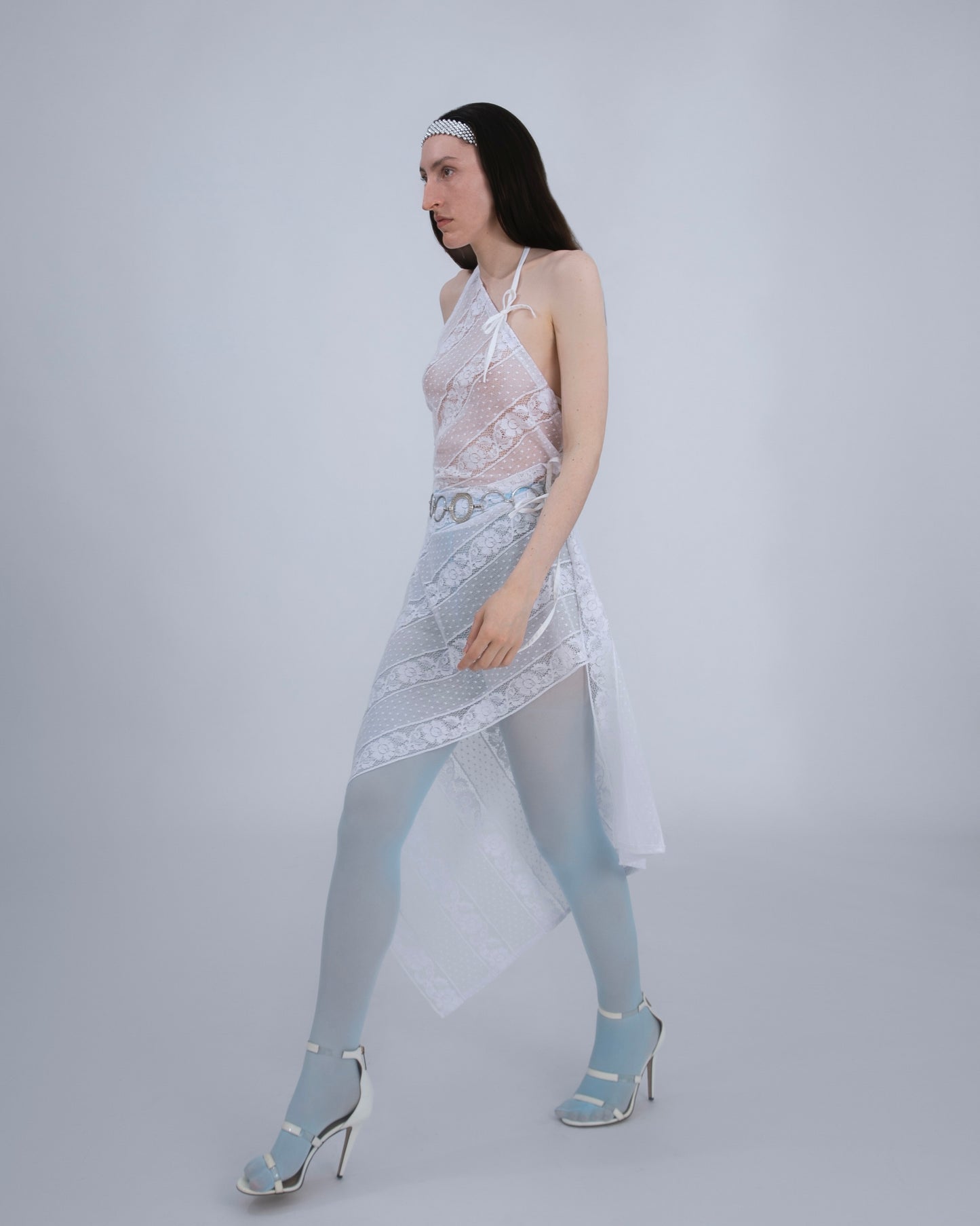 w: lace dress